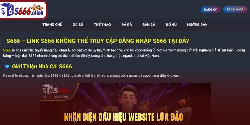 Nhận diện dấu hiệu website lừa đảo